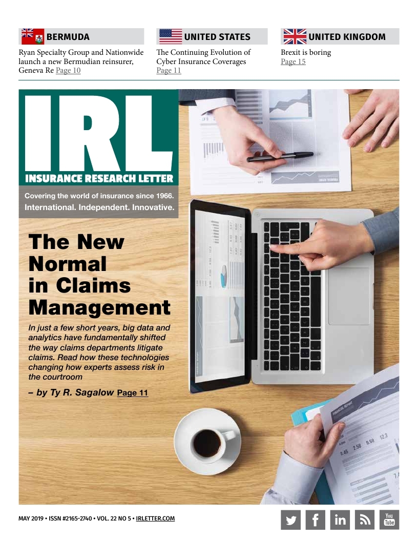 Insurance Research Letter, the New Normal in Claims Management